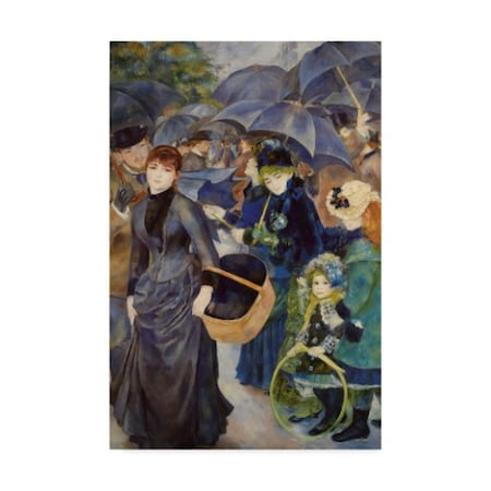 Masters Collection 'The Umbrellas' Canvas Art,16x24